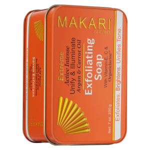 Makari extrême savon éclaircissant aux huiles d’Argan et de Carotte 
