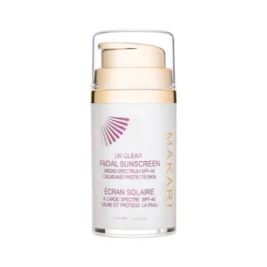 Makari écran solaire visage transparent UV SPF 46