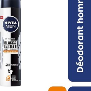 NIVEA MEN Déodorant anti-transpirant Spray Black & White Ultimate Impact