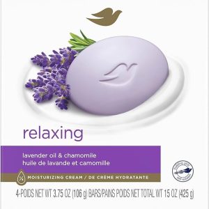 Dove savon nettoyant relaxant lavande de beauté 106 g