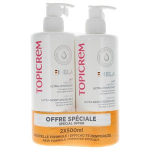 Topicrem Duo Mela Lait Unifiant Ultra-Hydratant 2x500ml