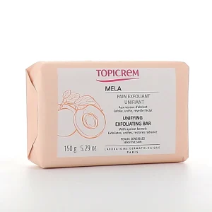 TOPICREM Mela Savon Exfoliant Eclaircissant Unifiant 150 g