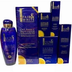 Gamme FAIR & WHITE Power C Exclusive Whitenizer 5 articles